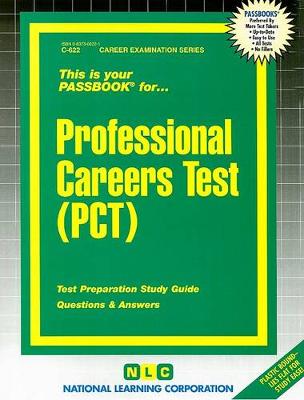 Book cover for Professional Careers Test (PCT)