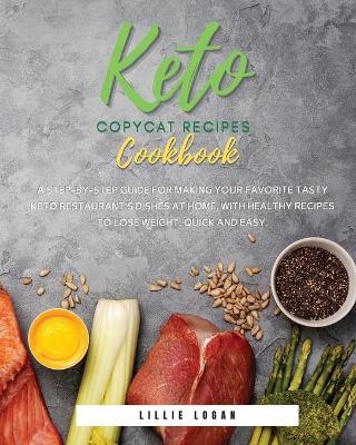 Book cover for Keto Copycat Recipes Cookbook