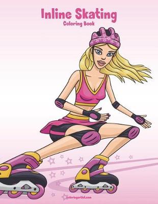 Book cover for Inline Skating Coloring Book 1