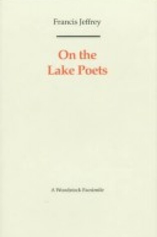 Cover of On the Lake Poets