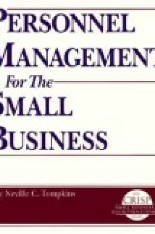 Cover of Personnel Management for Your Small Business