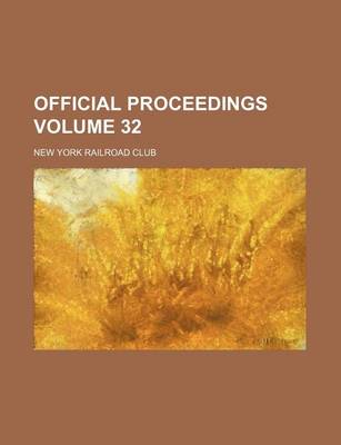 Book cover for Official Proceedings Volume 32