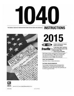 Book cover for 1040 Instructions 2015