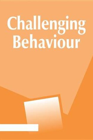 Cover of Challenging Behaviour: Principles and Practices