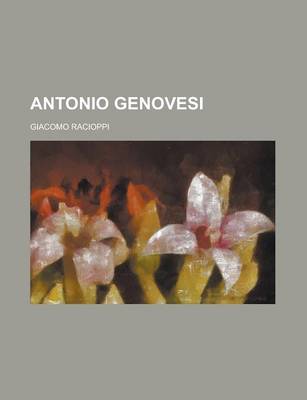 Book cover for Antonio Genovesi