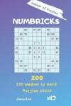 Book cover for Master of Puzzles - Numbricks 200 Medium to Hard Puzzles 10x10 Vol. 13