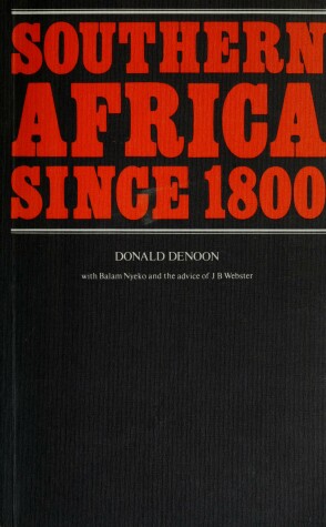 Book cover for Southern Africa Since 1800