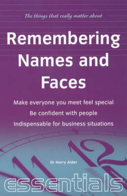 Book cover for Remembering Names and Faces