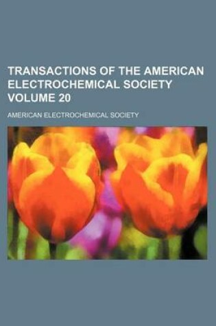 Cover of Transactions of the American Electrochemical Society Volume 20