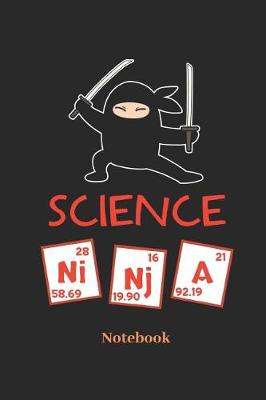 Book cover for Science Ninja Notebook
