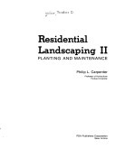 Book cover for Carpenter Residential Landscaping 2