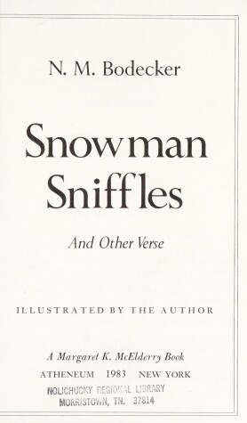 Cover of Snowman Sniffles