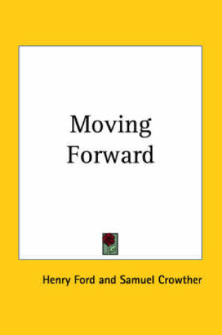 Cover of Moving Forward (1931)