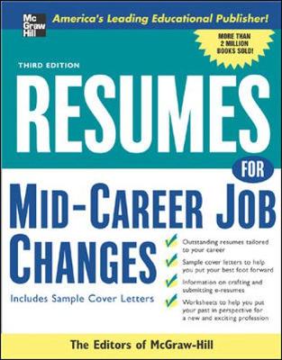 Book cover for Resumes for Mid-Career Job Changes