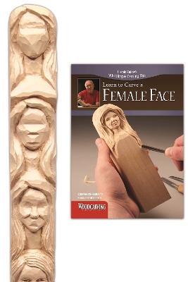 Book cover for Carve a Female Face Study Stick Kit
