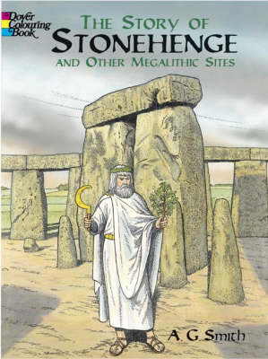 Book cover for The Story of Stonehenge Coloring Book and Other Megalithic Sites