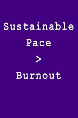 Book cover for Sustainable Pace > Burnout