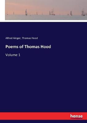 Book cover for Poems of Thomas Hood