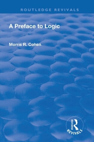 Cover of A Preface to Logic (1946)