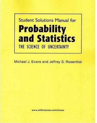 Book cover for Student Solutions Manual for Probability and Statistics