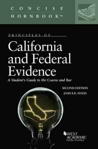Cover of Principles of California and Federal Evidence