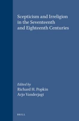 Cover of Scepticism and Irreligion in the Seventeenth and Eighteenth Centuries