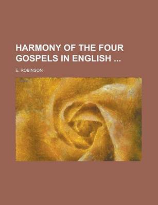 Book cover for Harmony of the Four Gospels in English