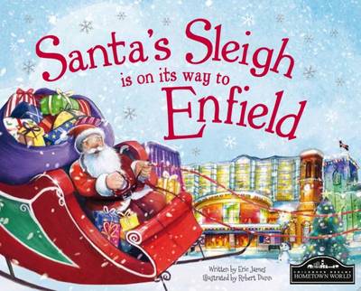 Book cover for Santa's Sleigh is on its Way to Enfield