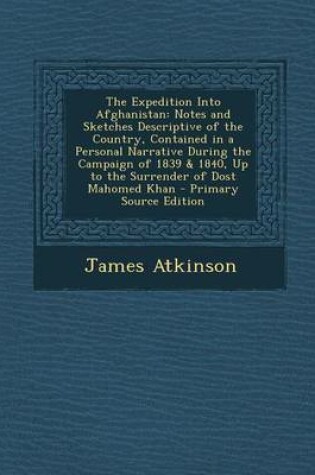 Cover of The Expedition Into Afghanistan