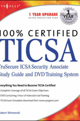 Cover of Ticsa: Trusecure Icsa Certified Security Associate Study Guide and DVD Training System