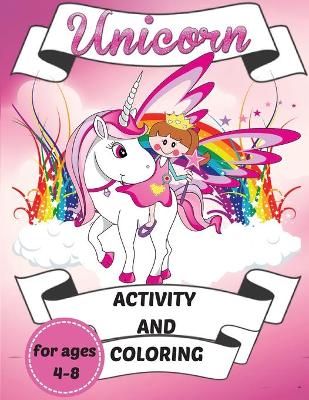 Book cover for Unicorn Activity and Coloring