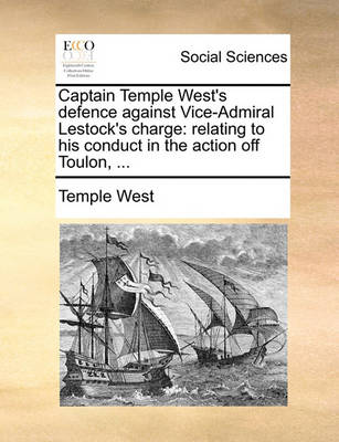 Book cover for Captain Temple West's defence against Vice-Admiral Lestock's charge