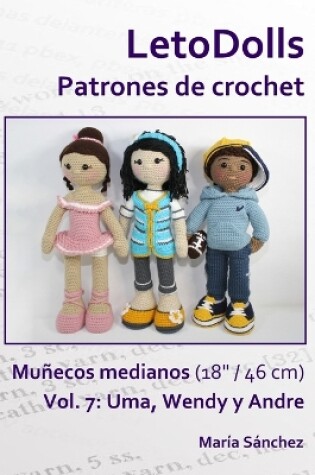 Cover of LetoDolls Patrones de crochet Muñecos medianos (18 / 46 cm) Vol. 7