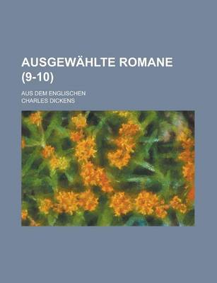 Book cover for Ausgewahlte Romane; Aus Dem Englischen (9-10 )