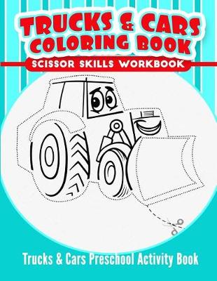 Book cover for Trucks & Cars Coloring Book