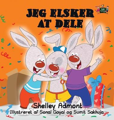 Book cover for Jeg elsker at dele