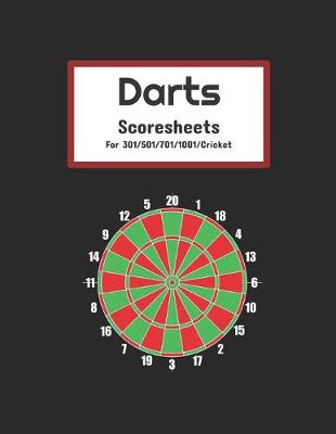 Book cover for Darts Scoresheets