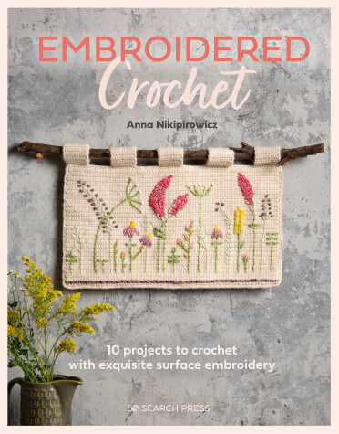 Book cover for Embroidered Crochet