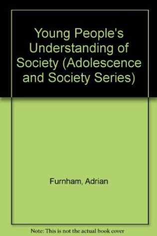 Cover of Young People's Understanding of Society