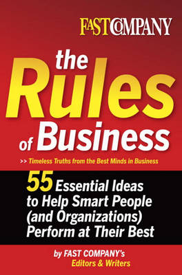 Book cover for Fast Company the Rules of Business