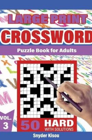 Cover of Crossword Puzzle book for Adult - Volume 3