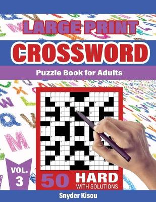 Cover of Crossword Puzzle book for Adult - Volume 3