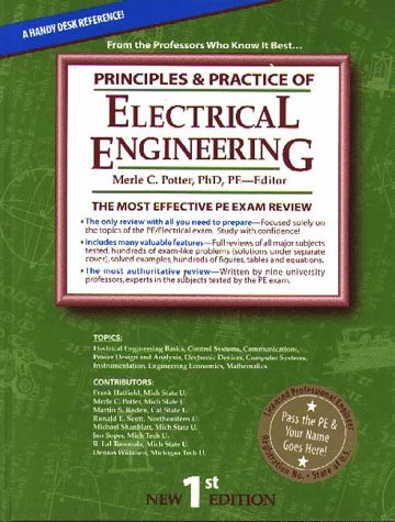 Book cover for Principles and Practice of Electrical Engineering Review