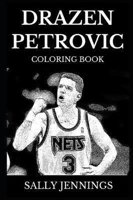 Book cover for Drazen Petrovic Coloring Book