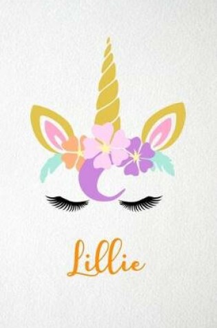 Cover of Lillie A5 Lined Notebook 110 Pages