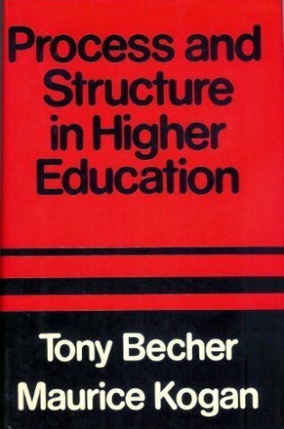 Cover of Process and Structure in Higher Education