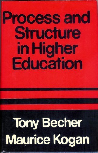 Book cover for Process and Structure in Higher Education