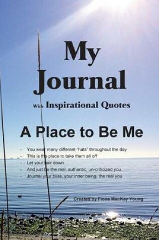 Cover of My Journal with Inspirational Quotes