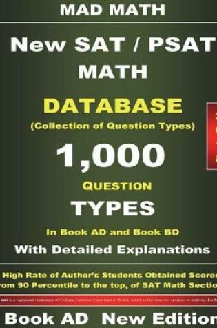 Cover of 2018 New SAT / PSAT Math Database Book Ad