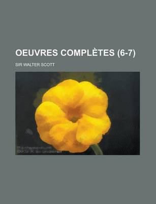 Book cover for Oeuvres Completes (6-7 )